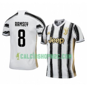 Juventus Aaron Ramsey 8 Maglia Prima 2020/2021 Manica Corta